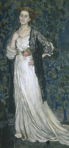Porträt von Marina Makovskaya, 1912