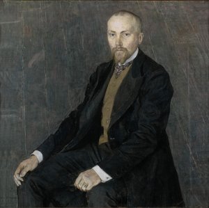 Porträt des Künstlers Nicholas Roerich 1874-1947, 1907 von Aleksandr Jakovlevic Golovin