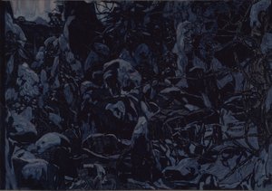 Bühnenbild für das Ballett Solveig zur Musik von E. Grieg, 1922 von Aleksandr Jakovlevic Golovin