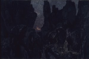 Bühnenbild für die Oper Carmen von G. Bizet, 1908 von Aleksandr Jakovlevic Golovin