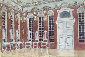Bühnenbild für die Oper Das Eishaus von A. Koreshchenko, 1900 von Aleksandr Jakovlevic Golovin