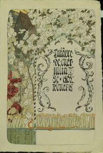 Theaterprogramm für das Theaterstück Faust, 1902 von Aleksandr Jakovlevic Golovin