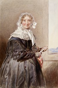 Porträt von Marie-Amélie, Königin von Frankreich, Mitte 19. Jahrhundert von Aleksandr Pavlovich Bryulov