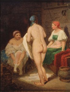 Im Dampfbad, Ende der 1820er Jahre