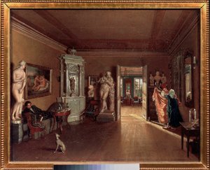 Das Atelier des Künstlers Alexei Venetsianov in Sankt Petersburg