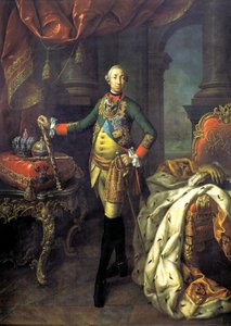 Porträt von Zar Peter III, 1762 von Aleksei Petrovich Antropov