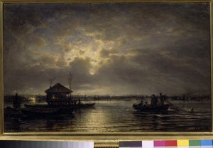 Sommernacht an der Newa von Aleksei Petrovich Bogolyubov