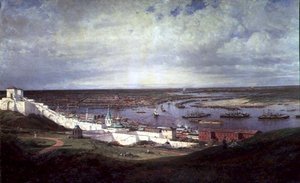 Ansicht von Nischni Nowgorod von Aleksei Petrovich Bogolyubov