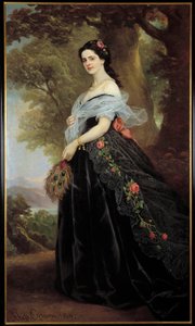 Porträt der Gräfin Juliette Cotti von Alessando Ossani