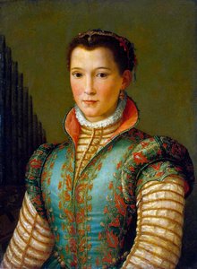 Porträt von Eleanor von Toledo, 1560er Jahre von Alessandro Allori
