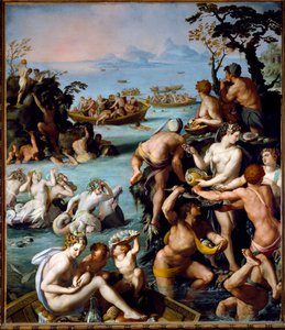 Die Perlentaucher, ca. 1570-1573 von Alessandro Allori