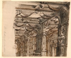 Bühnenbild: Palastinterieur