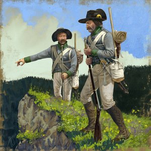 Österreichische Pioniere in Perlustration, um 1809, 2018