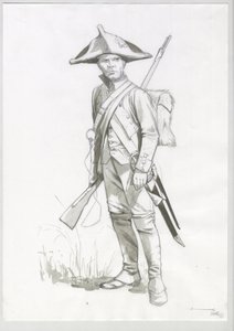 Erstes Kaiserreich (1804-1814 und 1815): Kostüm eines napoleonischen Soldaten, französischer Kanonier