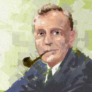 Porträt des Astronomen Edwin Hubble, 2023 (Illustration)