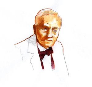 Porträt von Alexander Fleming, schottischer Biologe (1881-1955)
