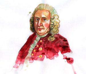 Porträt von Carl Linnaeus (1707-1778) schwedischer Naturforscher von Alessandro Lonati