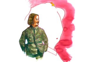 Porträt von Jiang Qing (1914-1991), Ehefrau von Mao Zedong von Alessandro Lonati
