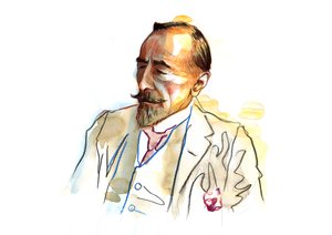 Porträt von Joseph Conrad (1857-1924), britischer Schriftsteller um 1920-1923 von Alessandro Lonati