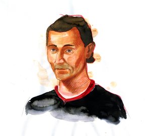 Porträt von Niccolò di Bernardo dei Machiavelli