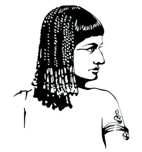 Porträt der Königin von Ägypten Kleopatra VII. Thea Philopator (69-30 v. Chr.) von Alessandro Lonati