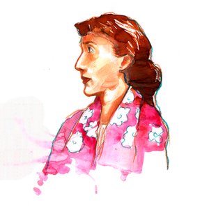 Porträt der Schriftstellerin Virginia Woolf (1882-1941) von Alessandro Lonati