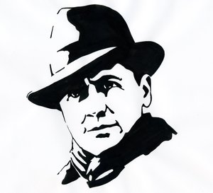 Porträt des Präfekten und französischen Widerstandskämpfers Jean Moulin (1899-1943) von Alessandro Lonati