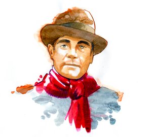 Porträt des Präfekten und Widerstandskämpfers Jean Moulin (1899-1943)