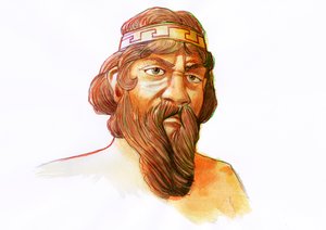 Darstellung der Gottheit Pallas (Griechische Mythologie: Pallas)