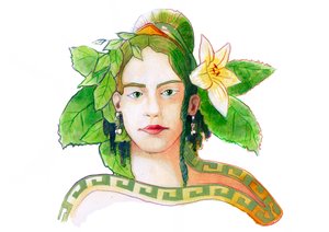 Darstellung der Göttin Gaia, Muttergöttin (griechische Mythologie: Gaia oder Gaea, Personifikation der Erde)