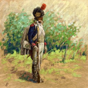 Revolutionärer Infanterist mit Raupenhelm, 2018