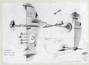 Science-Fiction-Illustration: Raumstation im Universum mit Schiffen. von Alessandro Lonati