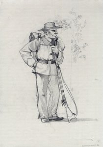 Freiwilliger der Garibaldi-Armee, bekannt als 