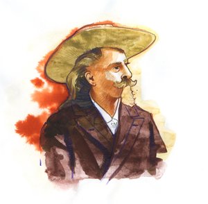 William Frederick Cody - Bekannt als Buffalo Bill - Porträt von Buffalo Bill (1846-1917), Colonel William Cody