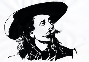 William Frederick Cody - Bekannt als Buffalo Bill - Porträt von Buffalo Bill (1846-1917), Colonel William Cody.