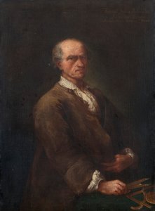 Porträt von Bartolomeo Ferracina 1692-1777, ca. 1770 von Alessandro Longhi