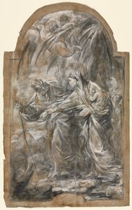 Flucht nach Ägypten, 1740er Jahre von Alessandro Magnasco