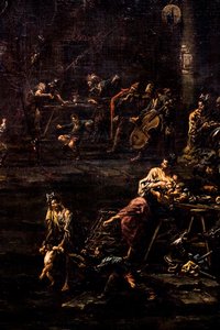 Spieler, Soldaten und Vagabunden, ca. 1720/30