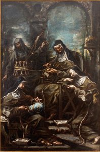 Spinnernonnen von Alessandro Magnasco