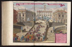 Treppe zur Piazza del Campidoglio in Rom von Alessandro Specchi