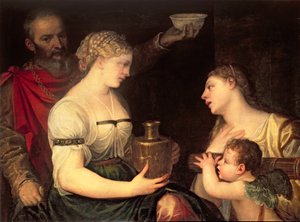 Allegorie des Ehelebens, die die Götter Vesta, Hymen, Mars und Venus darstellt
