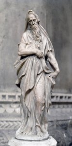 Prophet Sacharja (Marmorskulptur) von Alessandro Vittoria