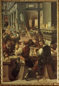 Manierismus: Eine Goldschmiedewerkstatt (La bottega dell