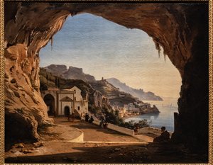 Die Höhle der Kapuziner in Amalfi, um 1850 von Alessandro la Volpe