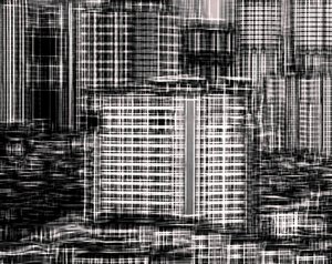Struktur der Stadt, 2019 von Alex Caminker