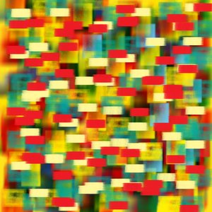 Horizontaler Pointillismus Braun, 2019 von Alex Caminker