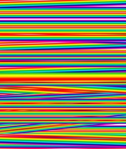 Regenbogen-Magnetfeld, 2017 von Alex Caminker