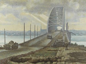 Die Nijmeger Brücke, Holland von Alex Colville