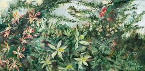 Üppige tropische Blüten