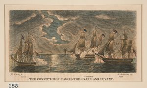 Die Verfassung nimmt die Cyane und Lavant, eine von acht Serien von Alexander Anderson